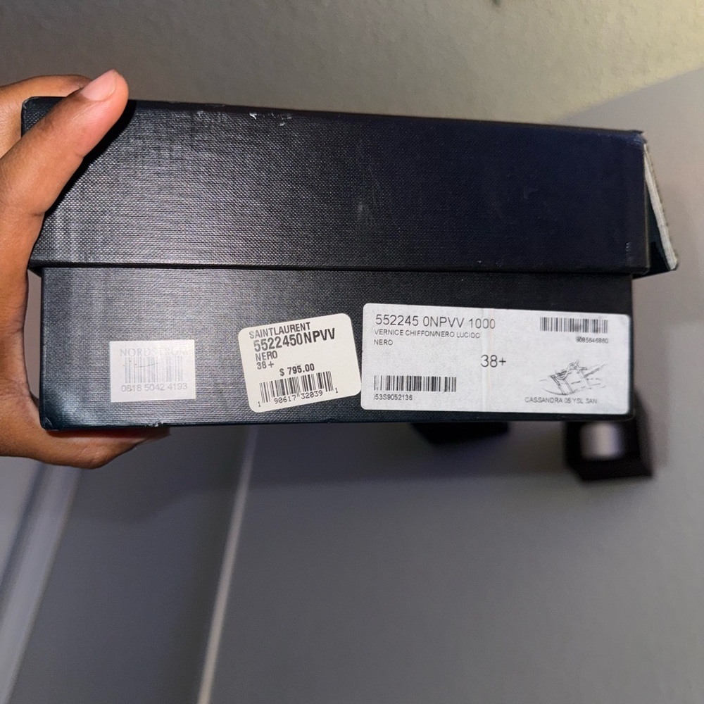 Saint Laurent Black Shoe Box